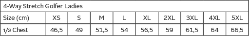 4-Way Stretch Golfer Ladies