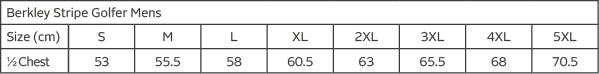 Berkley Stripe Golfer Mens