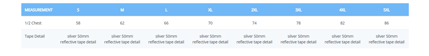 Techno Padded Hi-Viz Reflective Bunny Jacket