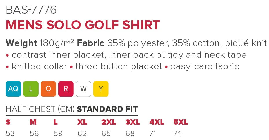 Mens Solo Golf Shirt (Amrod)