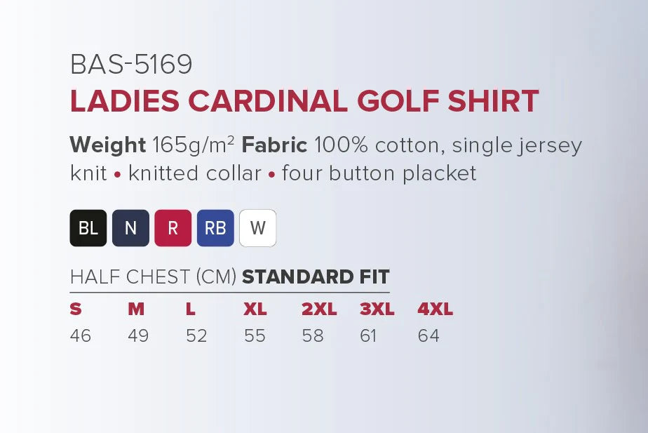 Ladies Cardinal Golf Shirt (Amrod)