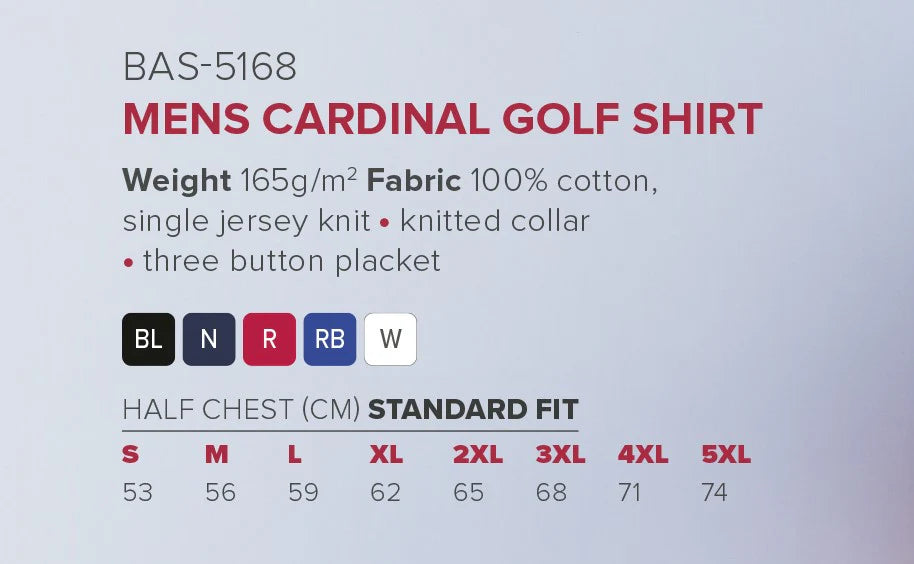 Mens Cardinal Golf Shirt (Amrod)