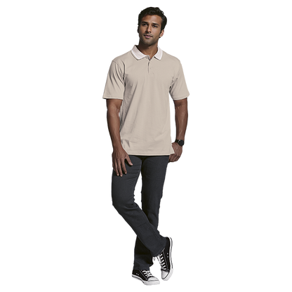 Jacquard Collar Golfer Mens