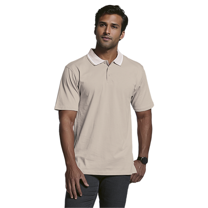 Jacquard Collar Golfer Mens