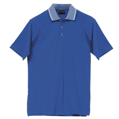 Jacquard Collar Golfer Mens