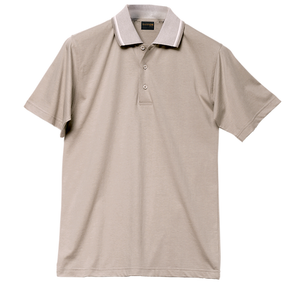 Jacquard Collar Golfer Mens