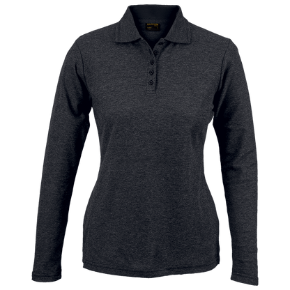 175g Pique Knit Long Sleeve Golfer Ladies