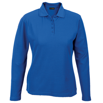 175g Pique Knit Long Sleeve Golfer Ladies
